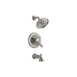 DELTA® T17438-SSH2O Monitor® 17 Tub and Shower Trim, 1.75 gpm Shower, Stainless Steel