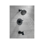 DELTA® T17459-BL Monitor® 17 Tub and Shower Trim, 1.75 gpm Shower, Matte Black