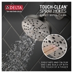 DELTA® T17472-SS-PR Monitor® 17 Series Tub and Shower Trim With H2Okinetic® Technology, 6.2 gpm Valve, 1.75 gpm Shower, Lumicoat™ Stainless
