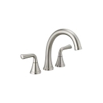 DELTA® T2733-SS Kayra™ Roman Tub/Whirlpool Faucet Trim, 10 to 16 in Center, Stainless Steel, 2 Handles, Domestic