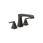 DELTA® T2764-RB Roman Tub Trim, Ashlyn®, 2 gpm Flow Rate, 8 to 16 in Center, Venetian Bronze, 2 Handles, Function: Traditional, Import