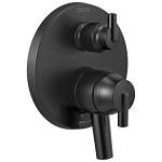 DELTA® T27859-BL Monitor® 14 Contemporary Valve Trim With 3-Setting Integrated Diverter, Matte Black