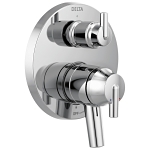 DELTA® T27859 Monitor® 17 3-Setting Contemporary Valve Trim, Polished Chrome