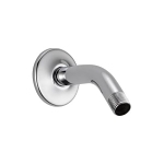 DELTA® U4993-PK Shower Arm and Flange, 6 in L, 1/2 in Male IPS, Import