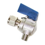 1/4" X 1/8" MIP COOLER BALL VALVE ANGLED