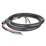 Diversitech 6-12-6 Metallic DiversiWhip, 1/2 in Dia x 6 ft L, 10 AWG Wire