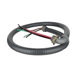 Diversitech 6-34-4NM Non-Metallic DiversiWhip, 3/4 in Dia x 4 ft L, 8 AWG Wire