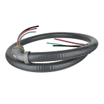 Diversitech 6-34-4NM Non-Metallic DiversiWhip, 3/4 in Dia x 4 ft L, 8 AWG Wire
