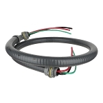 Diversitech 6-34-4NM Non-Metallic DiversiWhip, 3/4 in Dia x 4 ft L, 8 AWG Wire