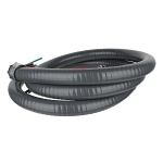 Diversitech 6-34-6 Metallic DiversiWhip, 3/4 in Dia x 6 ft L, 8 AWG Wire