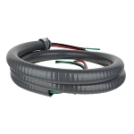 Diversitech 6-34-6 Metallic DiversiWhip, 3/4 in Dia x 6 ft L, 8 AWG Wire
