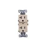 Diversitech 620-703 Electrical Duplex Receptacle, 125 VAC, 20 A, Ivory