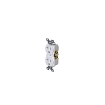 Diversitech 625-CR20W Electrical Duplex Receptacle, 125 VAC, 20 A, White