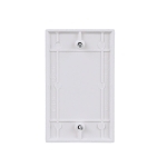 EATON Arrow Hart™ 2129W-BOX 2000 Standard Blank Wall Plate, 1 Gangs, 2-3/4 in W x 4-1/2 in H, Thermoset, White