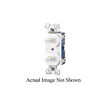 EATON Arrow Hart™ Eaton Wiring Devices 271B-BOX Duplex Heavy Duty Toggle Combination Switch, 15 A at 120 V AC, 1 Poles