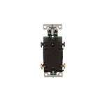 EATON Arrow Hart® 3032V Automatic Grounding Toggle Switch, 120/277 V AC, 30 A, 1 hp Power Rating