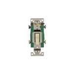 EATON Arrow Hart® 3032V Automatic Grounding Toggle Switch, 120/277 V AC, 30 A, 1 hp Power Rating