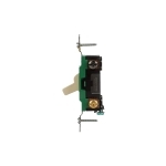 EATON Arrow Hart® 3032V Automatic Grounding Toggle Switch, 120/277 V AC, 30 A, 1 hp Power Rating