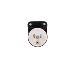 EATON Arrow Hart™ AutoGrip™ Eaton Wiring Devices Ultra Grip™ 5266AN Angled Grounding Straight Blade Plug, 125 V AC, 15 A, 2 Poles, 3 Wires, Black/White