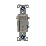 EATON Arrow Hart™ Eaton Wiring Devices 816W-BOX Single Straight Blade Receptacle, 250 V AC, 15 A, 2 Poles, 3 Wires, White