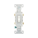 EATON Arrow Hart CS220W Heavy Duty Specification Grade AC Toggle Switch, 120/277 V, 20 A, 1/2 hp Power Rating