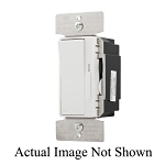 EATON Devine® DAL06P-C2-K AL Series Multi-Location Decorator Remote Dimmer Switch, 120 V, 1 Pole, 3-Way Operation, Ivory/Light Almond/White