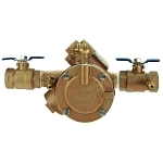 Febco® 0683007 LF825Y Y-Pattern Reduced Pressure Zone Assembly, 1 in Nominal, Thread End Style, Quarter-Turn Ball Valve, Cast Copper Silicon Alloy Body, Import