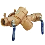 Febco® 0683010 LF825Y Y-Pattern Reduced Pressure Zone Assembly, 2 in Nominal, Thread End Style, Quarter-Turn Ball Valve, Cast Copper Silicon Alloy Body, Import