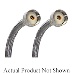 Fluidmaster® B9WM72 Washing Machine Connector, 3/4 in Compression, 304 Stainless Steel, Import