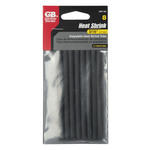 Gardner Bender HST-187 Heat Shrink Tubing, 3/16 in ID Expanded, 3/32 in ID Recovered, 4 in L, Polyolefin, Black