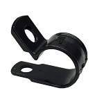 PLASTIC CABLE CLAMP 3/8 15-PACK UV BLACK