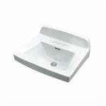 Gerber® G0012654 Monticello™ II Bathroom Sink With Exposed Rear Overflow, Rectangle Shape, 4 in Faucet Hole Spacing, 20-1/4 in W x 18-1/2 in D x 13 in H, Vitreous China, White, Import