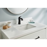 Gerber® G0012791 Wicker Park™ Undercounter Bathroom Sink, Rectangular Shape, 19-5/8 in W x 15-1/2 in D x 6-3/4 in H, Vitreous China, White, Import