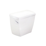 Gerber® GWS28890 Avalanche® Toilet Tank, 1.28 gpf, 3 in Right Hand Lever Flush, White, Import