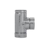 Selkirk® by Duravent 106100 RV Standard Round Tee, 6 in Dia x 10-1/2 in L, 28 ga, Domestic