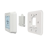 Honeywell Home Tradeline® TH6210U2001/U 6000 Thermostat, Programmable Thermostat, 40 to 90 deg F Heat/50 to 99 deg F Cool Control, 1 deg F Differential, Relay Switch, RC, R, C, W, W2, O/B, Y, G, K, L/A, E Terminal, Import
