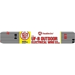 Southwire® 13055955 Type UF-B Underground Feeder and Branch Circuit Cable, Coil Packaging, 600 V AC, (2) 12 AWG Solid Copper Conductor, 250 ft L, Gray