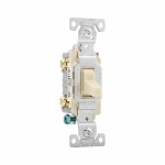 EATON Arrow Hart CS220V Heavy Duty Specification Grade AC Toggle Switch, 120/277 V, 20 A, 1/2 hp Power Rating