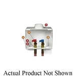 Water-Tite DU-ALL™ 82001 Dual Drain Washing Machine Outlet Box With Valve, Brass