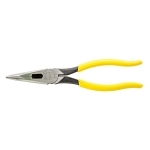 Klein® D203-8 Heavy Duty Long Nose Plier, Tool Steel Jaw, 2.313 in L x 1 in W Jaw, 8.438 in OAL