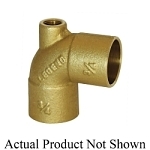 LEGEND 302-254NL Baseboard Tee, 1 x 1/8 x 1 in Nominal, Solder x FNPT End Style, Cast Bronze, Import