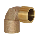 LEGEND 302-283 90 deg Elbow, 1/2 in Nominal, C x FNPT End Style, Brass, Import