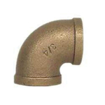 LEGEND 310-002NL Lead Free Elbow, 3/8 in Nominal, Thread End Style, 125 lb, Bronze, Import