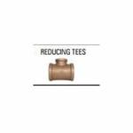 LEGEND 310-424NL Pipe Reducing Tee, 1 x 1/2 x 1 in Nominal, FNPT End Style, 125 lb, Bronze, Import