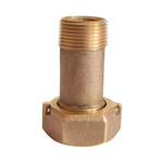 LEGEND 313-135NL T-4215NL Meter Coupling, 1 in Nominal, MNPT x AWWA End Style, Bronze, Import