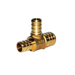 LEGEND 460-215NL Reducing Tee, 1 x 3/4 x 1 in Nominal, PEX End Style, DZR Forged Brass, Import