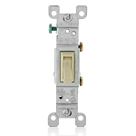 Toggle Single-Pole Switch 15 Amp - Ivory