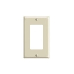 Decora Single-Gang Plate - Ivory
