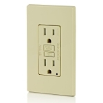 GFCI Receptacle Tamper Resistant 15 Amp - Ivory