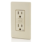 GFCI Tamper Resistant Receptacle 15 Amp - Light Almond